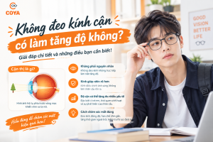 Không đeo kính cận có làm tăng độ không