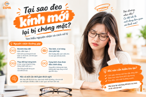 Tại sao đeo kính mới lại bị chóng mặt